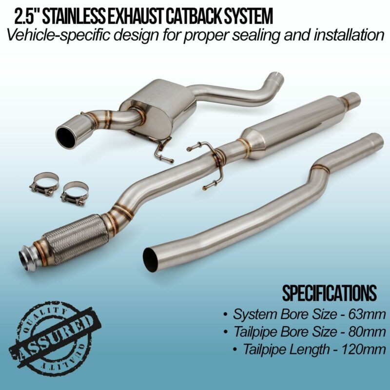 Catback Exhaust System - Mini Cooper R56 / Cooper Cabrio R57 1.4 1.6 06 ...