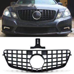Panamericana GTR Style Gloss Black Grille - Mercedes E Class W212 09-13