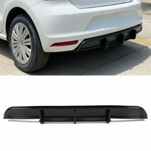 Rear Diffuser Lip Gloss Black - Volkswagen Polo MK5 6R 14-18