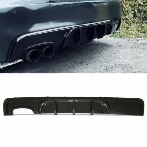 Gloss Black Rear Bumper Diffuser - BMW 1 Series Coupe E82 E88 2007-2013