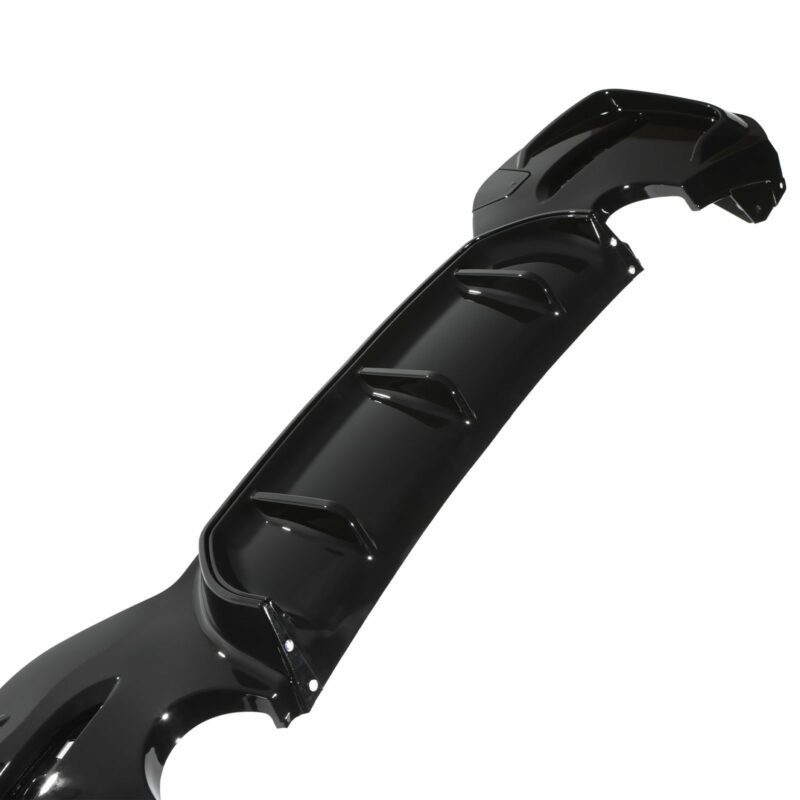 Motion R Rear Lower Diffuser Gloss Black Dual Exit Rear Diffuser - BMW 1 Series F20 LCI 15-18 ...