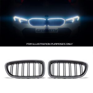 Gloss Black LED Front Grille - BMW 5 Series F10 10-17