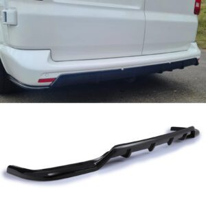 Rear Bumper Diffuser Gloss Black - VW Transporter T7 2025+