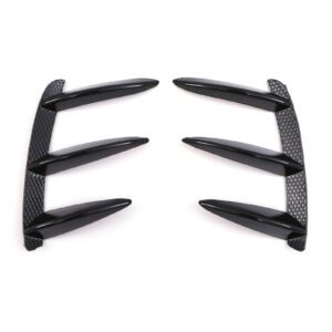 Rear Bumper Canards Gloss Black - Mercedes Benz A Class W176 13-18