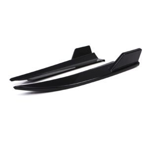 Rear Bumper Spats Gloss Black - Mercedes Benz C Class C205 15-21