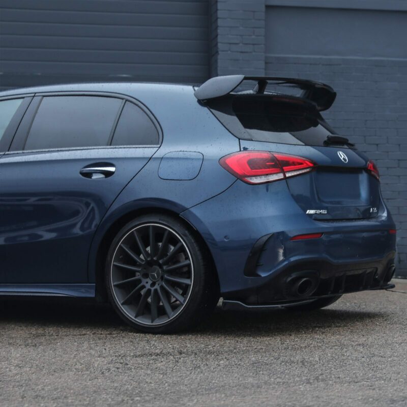 AMG Style Rear Bumper Spats Gloss Black – Mercedes A Class W177 2018 ...