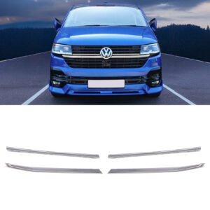Chrome Long & Short Upper Grille Trim Kit - VW Transporter T6.1 19-24