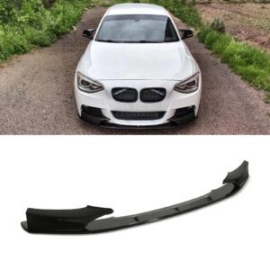 Gloss Black Front Bumper Splitter - BMW 1 Series F20 F21 12-15