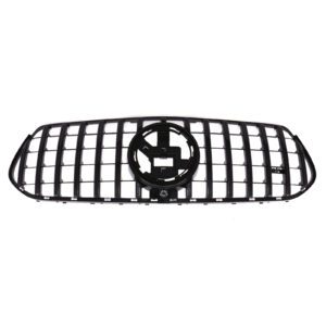 Panamericana Style Front Grille Gloss Black - Mercedes GLE Class W167 19-23