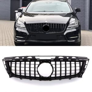 Panamericana Style Front Grille Gloss Black - Mercedes CLS Class W218 11-14