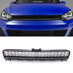 Badgeless Front Grille Gloss Black - VW Golf MK7 5G 2013-2017
