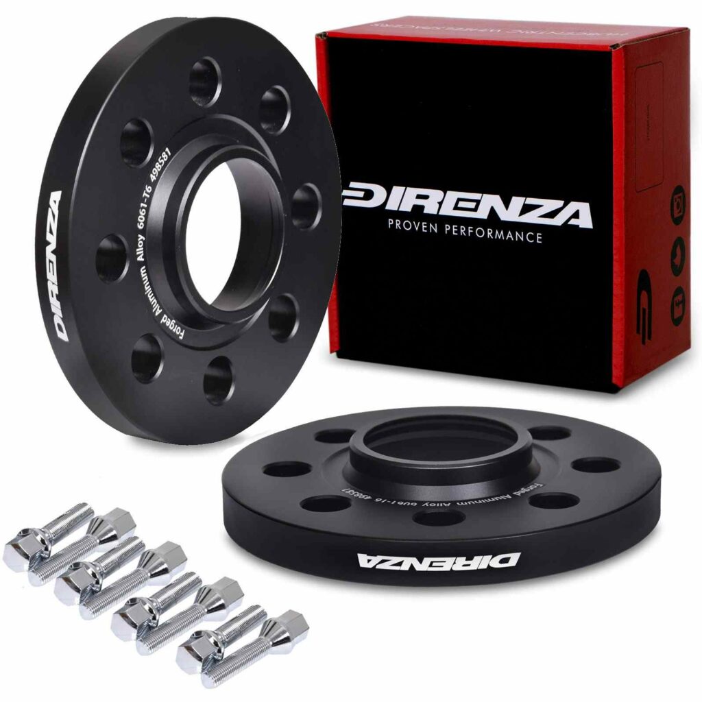 Direnza 15mm Wheel Spacers - Pair - Fiat 500 / Abarth 595 695 | 4×98 M12×1.25 58.1mm