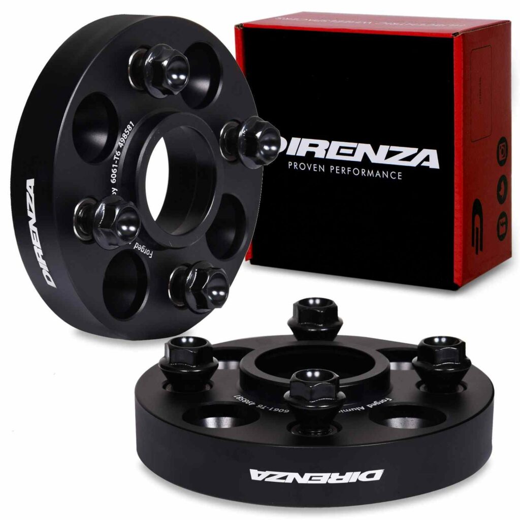 Direnza 25mm Wheel Spacers - Pair - Fiat 500 / Abarth 595 695 | 4×98 M12×1.25 58.1mm