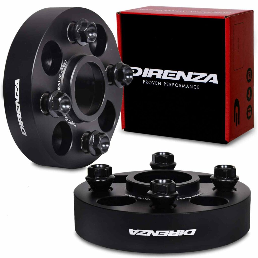 Direnza 30mm Wheel Spacers - Pair - Fiat 500 / Abarth 595 695 | 4×98 M12×1.25 58.1mm