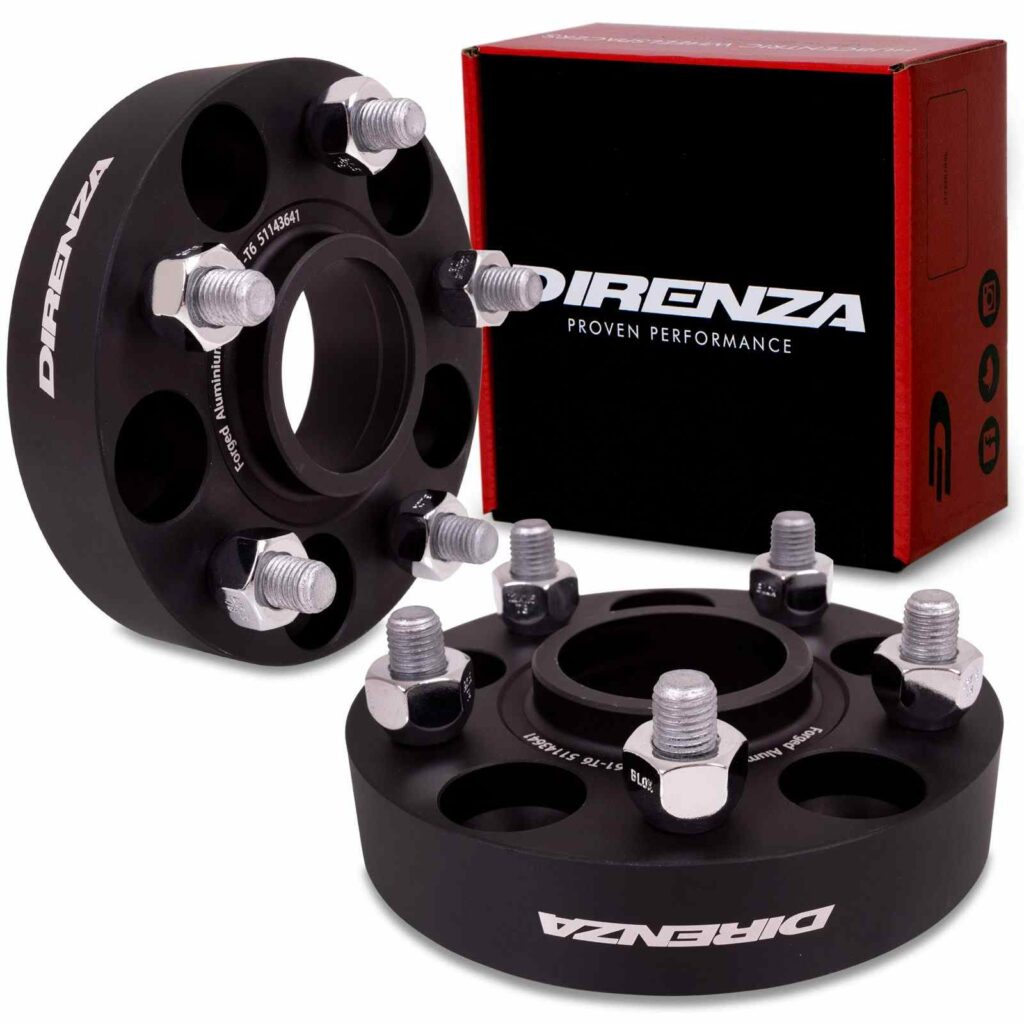 Direnza 30mm Wheel Spacers - Pair - Honda Civic Type R All Models 97-22 | 5×114.3 M12×1.5 64.1mm