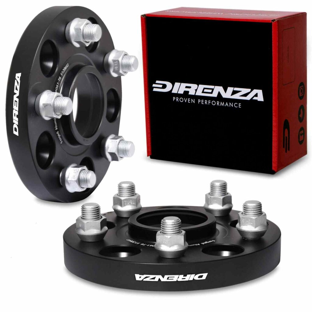 Direnza 20mm Wheel Spacers - Pair - Honda Civic Type R FK2 15-17 | 5×120 M14×1.5 64.1mm
