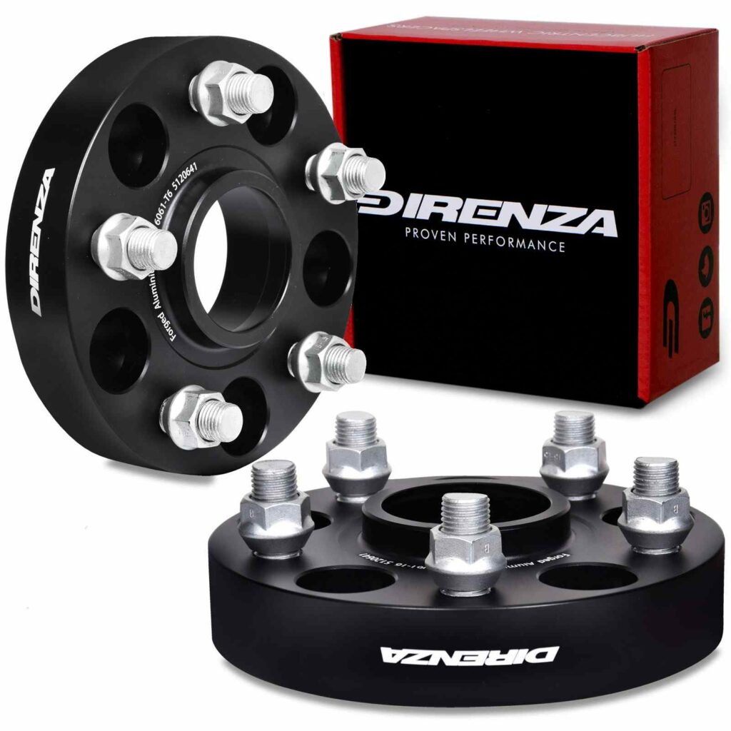 Direnza 30mm Wheel Spacers - Pair - Honda Civic Type R FK2 15-17 | 5×120 M14×1.5 64.1mm