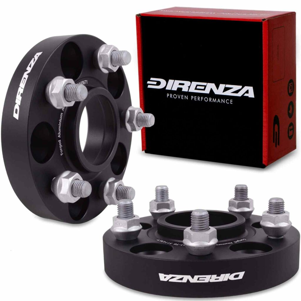 Direnza 25mm Wheel Spacers - Pair - Hyundai i20N / i30N / i40 / Coupe | 5×114.3 M12×1.5 67.1mm