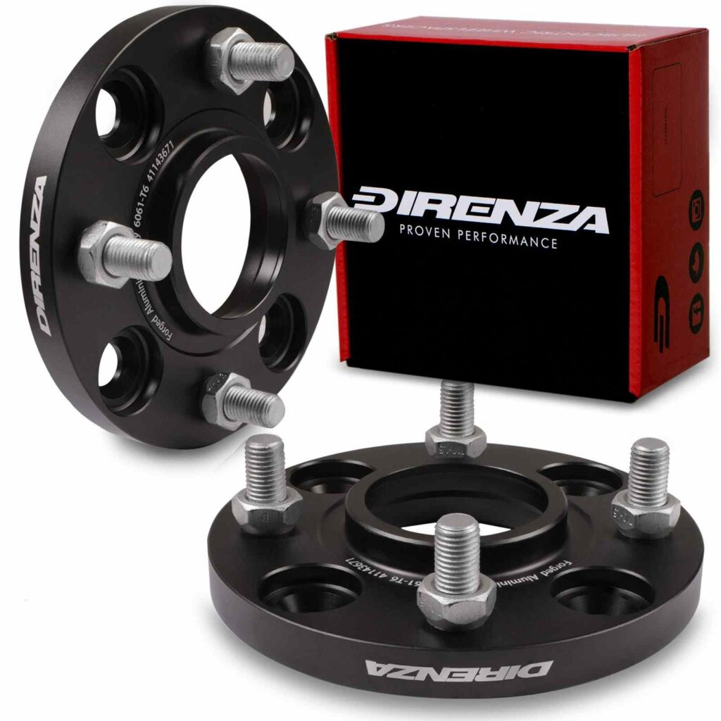 Direnza 15mm Wheel Spacers - Pair - Mitsubishi Lancer / Colt | 4×114.3 M12×1.5 67.1mm