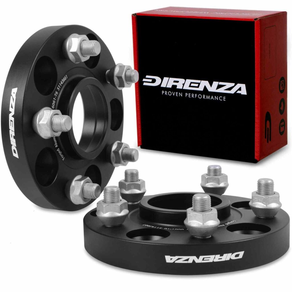 Direnza 20mm Wheel Spacers - Pair - Nissan 350z / 370z / GT-R / Juke / Qashqai / Skyline / Silvia | 5×114.3 M12×1.25 66.1mm