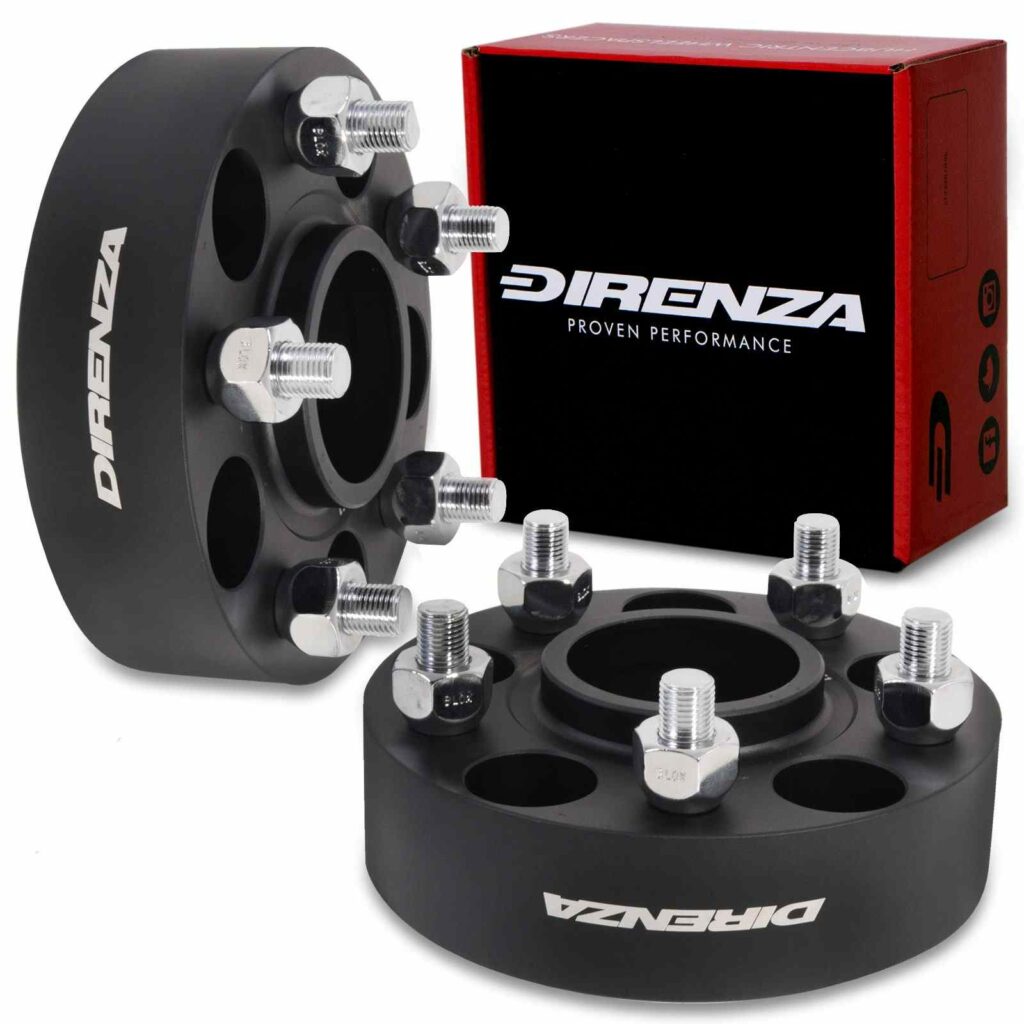 Direnza 40mm Wheel Spacers - Pair - Nissan 350z / 370z / GT-R / Juke / Qashqai / Skyline / Silvia | 5×114.3 M12×1.25 66.1mm