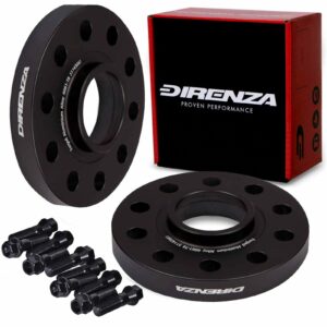 Direnza 20mm Wheel Spacers - Pair - Renault Clio RS 200 220 / Megane RS / Trafic | 5×114.3 M12×1.5 66.1mm