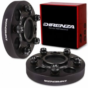 Direnza 25mm Wheel Spacers - Pair - Renault Megane / Megane RS 08-22 | 5×114.3 M12×1.5 66.1mm