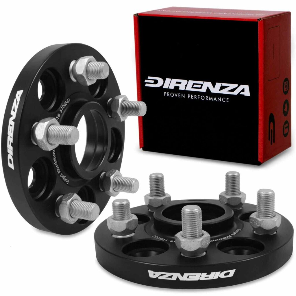 Direnza 15mm Wheel Spacers - Pair - Subaru BRZ / Forester / Impreza / WRX | 5×100 M12×1.25 56.1mm