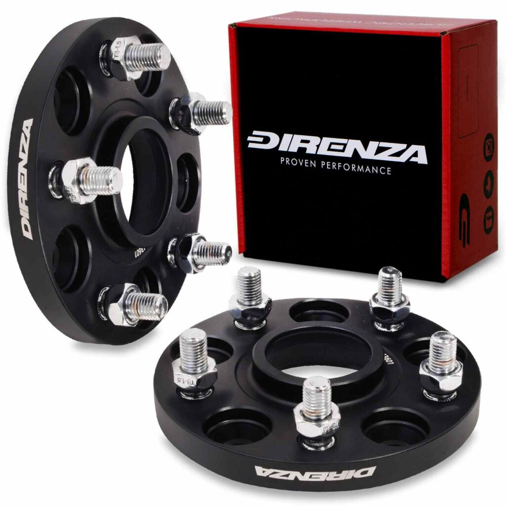 Direnza 15mm Wheel Spacers - Pair - Lexus IS200 / IS300 / LS400 / RX300 | 5×114.3 M12×1.5 60.1mm