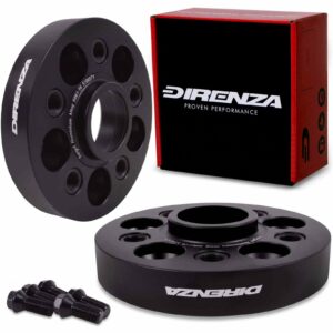 Direnza 25mm Wheel Spacers - Pair - VW Volkswagen Golf Polo / Audi A1 A3 / Seat Ibiza / Skoda Octavia | 5×100 M14×1.5 57.1mm