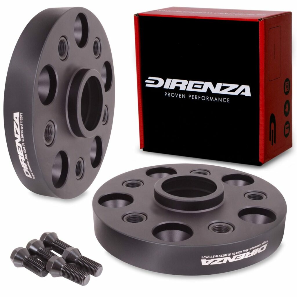 Direnza 25mm Wheel Spacers - Pair - BMW to Skoda | 5×120-5×112