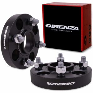 Direnza 25mm Wheel Spacers - Pair - Ford Focus / Puma / Escort / Cougar / Sierra | 4×108 M12×1.5 63.4mm