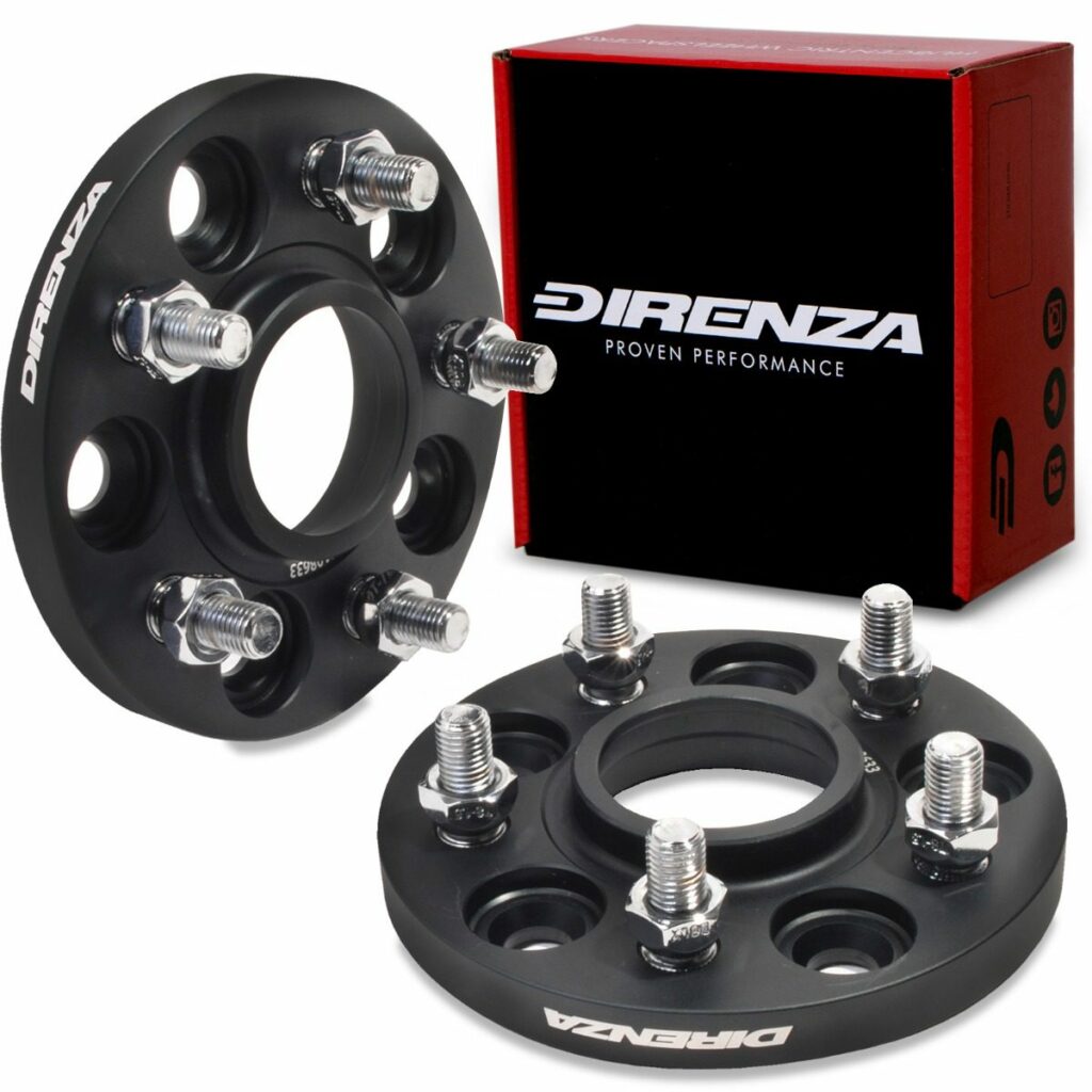 Direnza 15mm Wheel Spacers - Pair - Ford Focus MK2 All Models 05-11 | 5×108 M12×1.5 63.3mm