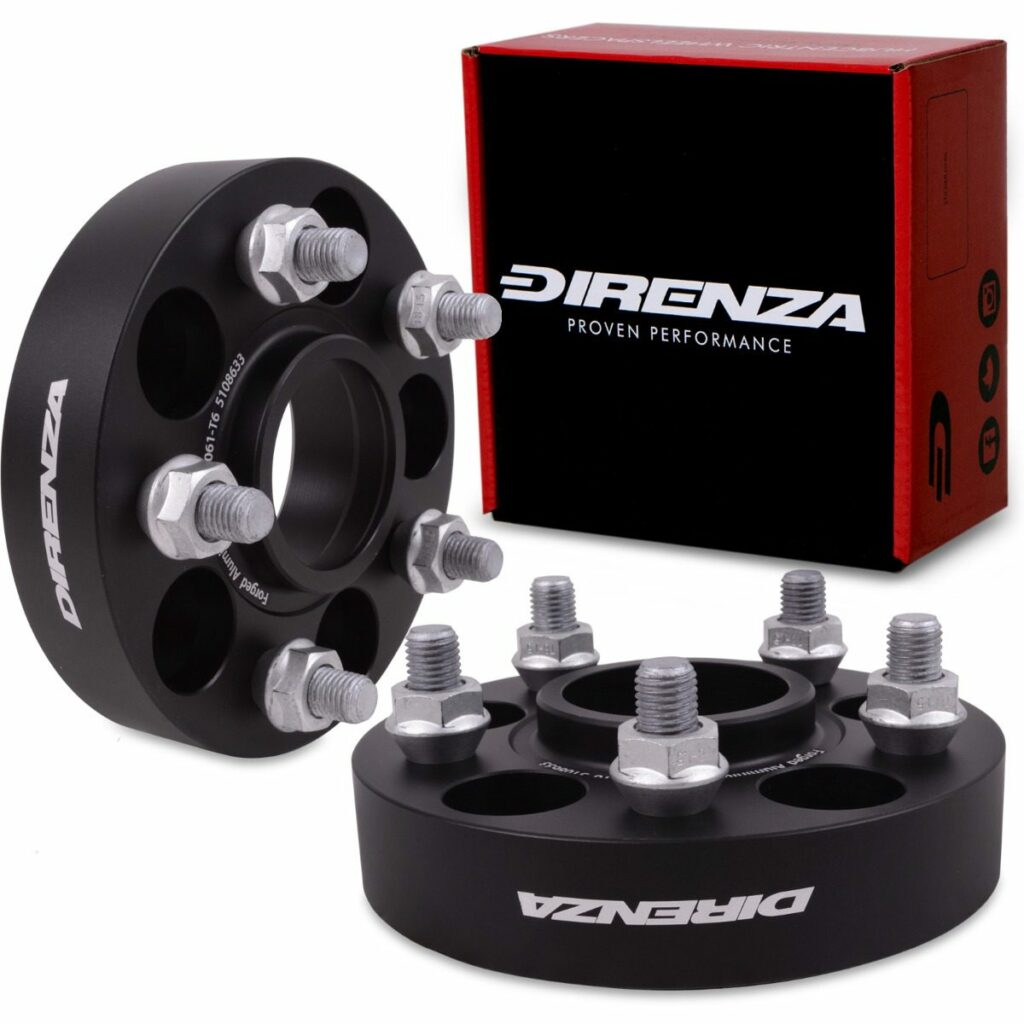 Direnza 30mm Wheel Spacers - Pair - Ford Focus MK3 All Models | 5×108 M12×1.5 63.3mm