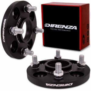 Direnza 15mm Wheel Spacers - Pair - Ford Focus / Puma / Escort / Cougar / Sierra | 4×108 M12×1.5 63.4mm
