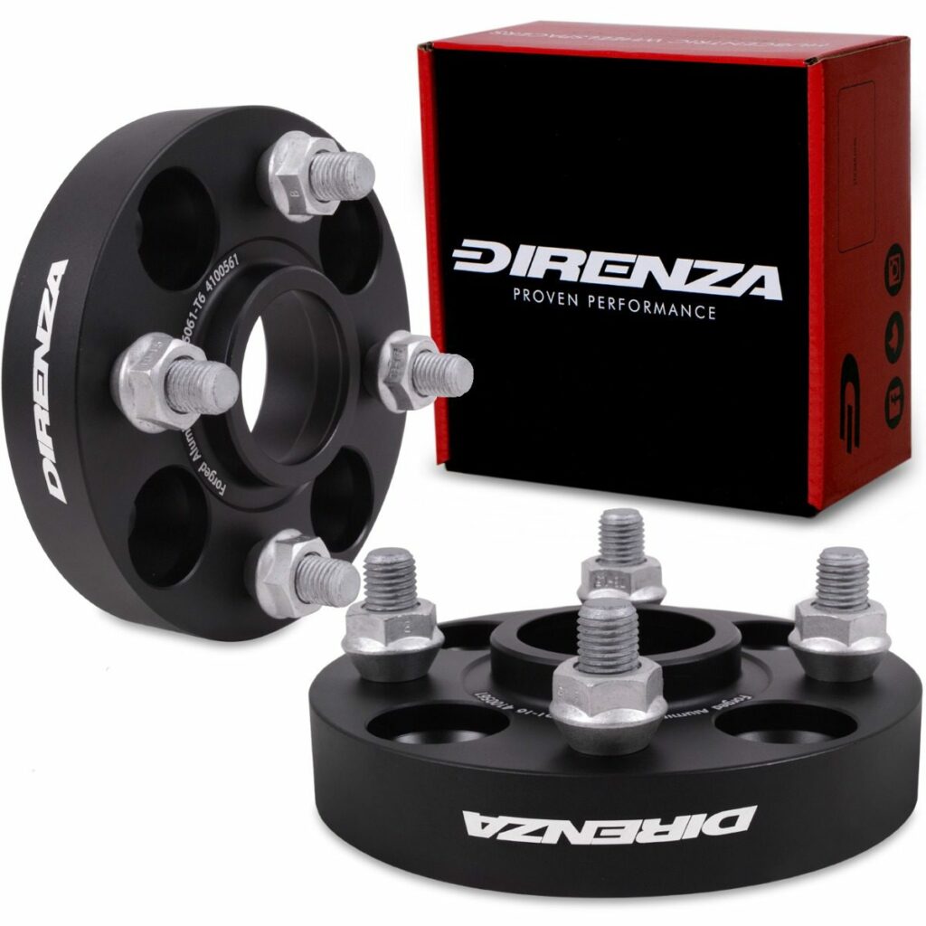 Direnza 25mm Wheel Spacers - Pair - Mitsubishi Colt CA CJ 92-04 | 4×100 M12×1.5 56.1mm