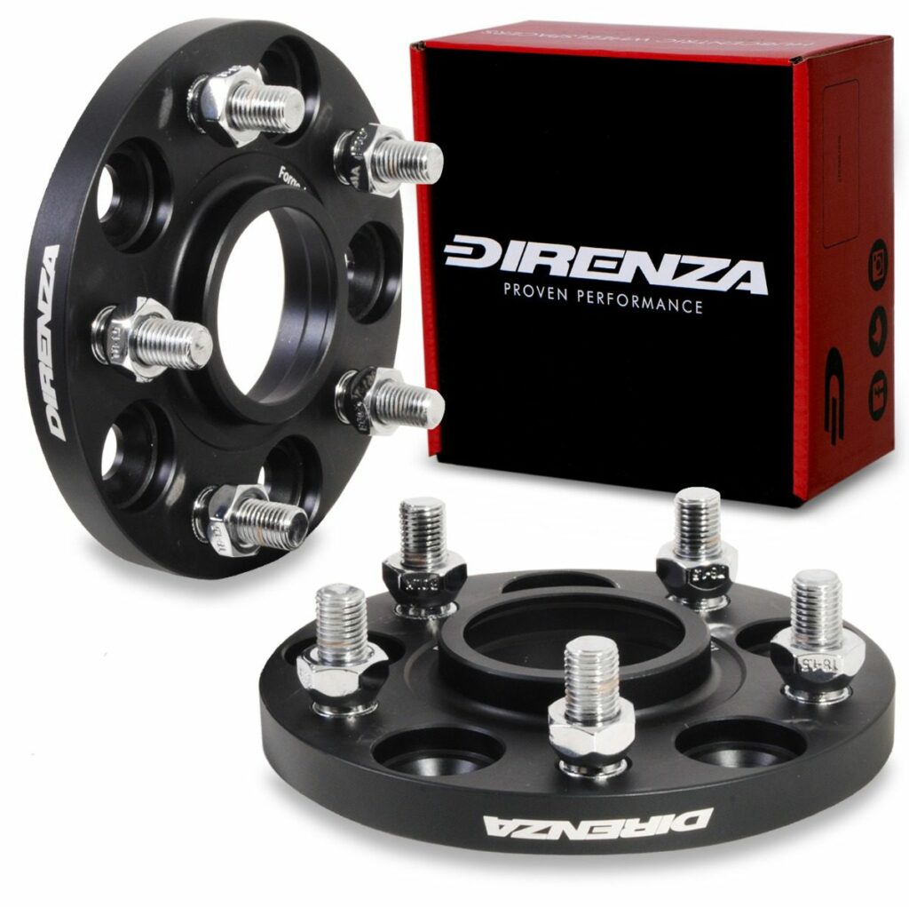 Direnza 15mm Wheel Spacers - Pair - Honda Civic Type R All Models 97-22 | 5×114.3 M12×1.5 64.1mm