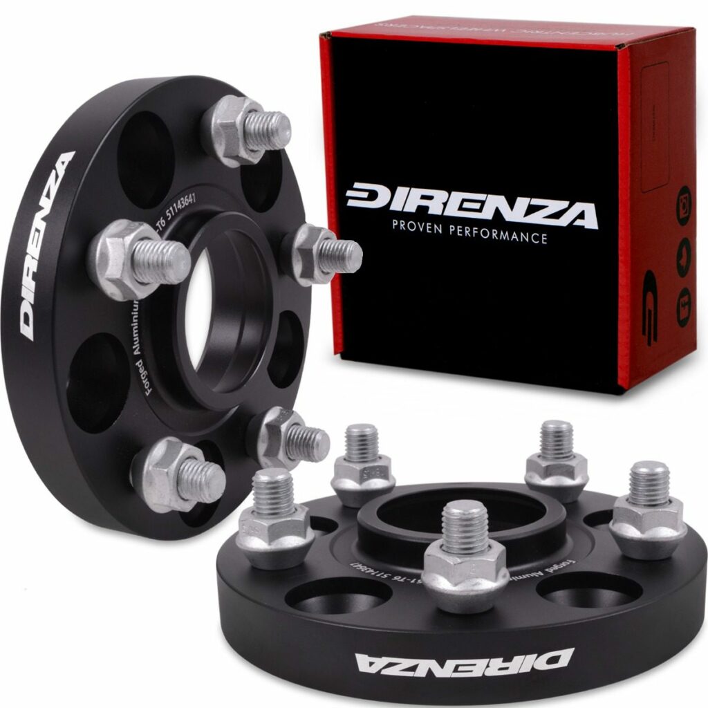 Direnza 20mm Wheel Spacers - Pair - Honda Civic Type R All Models 97-22 | 5×114.3 M12×1.5 64.1mm