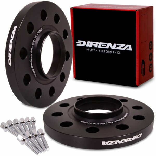 Direnza 15mm Wheel Spacers - Pair - Mercedes-Benz Mercedes A Class / C Class / S Class / CLA | 5×112 M14×1.5 66.5mm