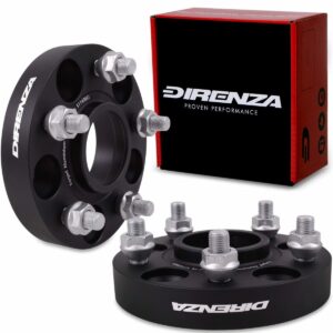Direnza 25mm Wheel Spacers - Pair - Nissan 350z / 370z / GT-R / Juke / Quashqai / Skyline / Silvia | 5×114.3 M12×1.25 66.1mm
