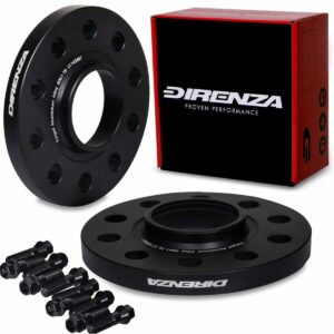 Direnza 15mm Wheel Spacers - Pair - Renault Clio RS 200 220 / Megane RS / Trafic | 5×114.3 M12×1.5 66.1mm