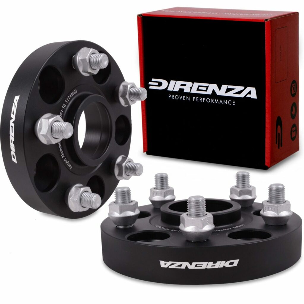 Direnza 25mm Wheel Spacers - Pair - Lexus IS200 / IS300 / LS400 / RX300 | 5×114.3 M12×1.5 60.1mm