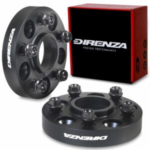 Direnza 25mm Wheel Spacers - Pair - Vauxhall Corsa / Astra / Adam / Lotus Exige / Saab | 5×110 M12×1.5 65.1mm