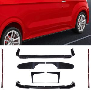 Aero Body Kit Gloss Black - Ford Transit Custom MK2 LWB Barndoor 2023+