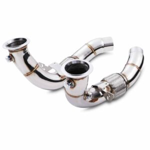 2.75" Exhaust Decat Downpipes - BMW 5 6 Series F10 M5 / F12 M6 4.4 V8 12-16