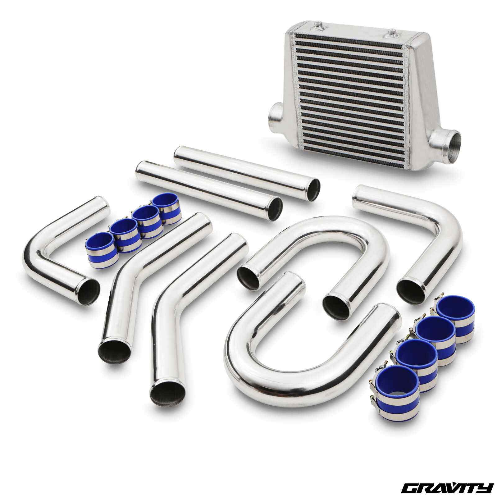 3" Universal Front Mount Intercooler Kit 280mm x 300mm x 75mm 76mm