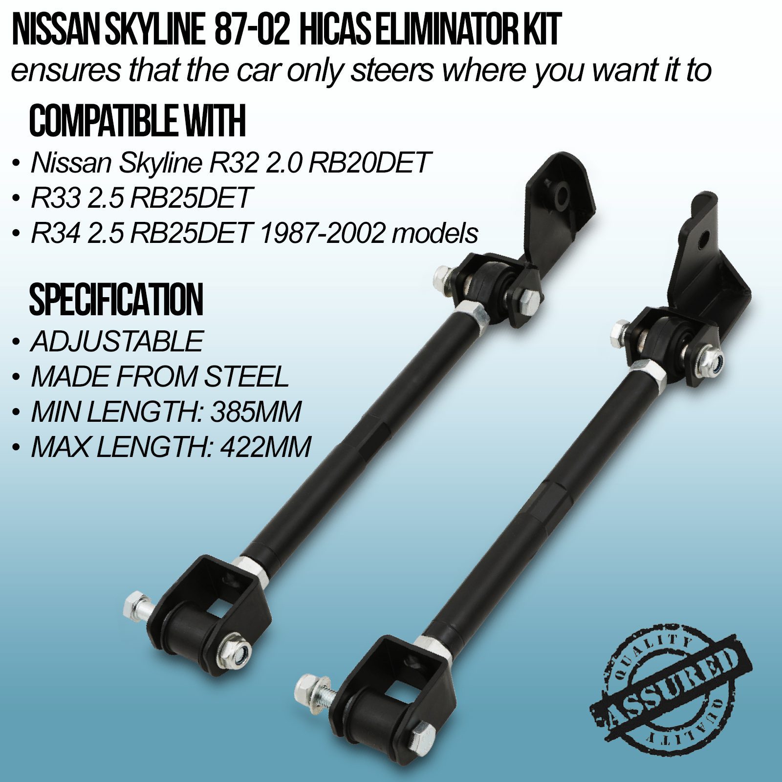 HICAS Delete Kit - Nissan Skyline R31 / R32 / R33 / R34 RB20DET 