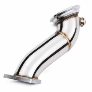 2.5" Exhaust Pre Cat Decat Downpipe - Vauxhall Corsa D 1.6 16V Turbo VXR 07-10