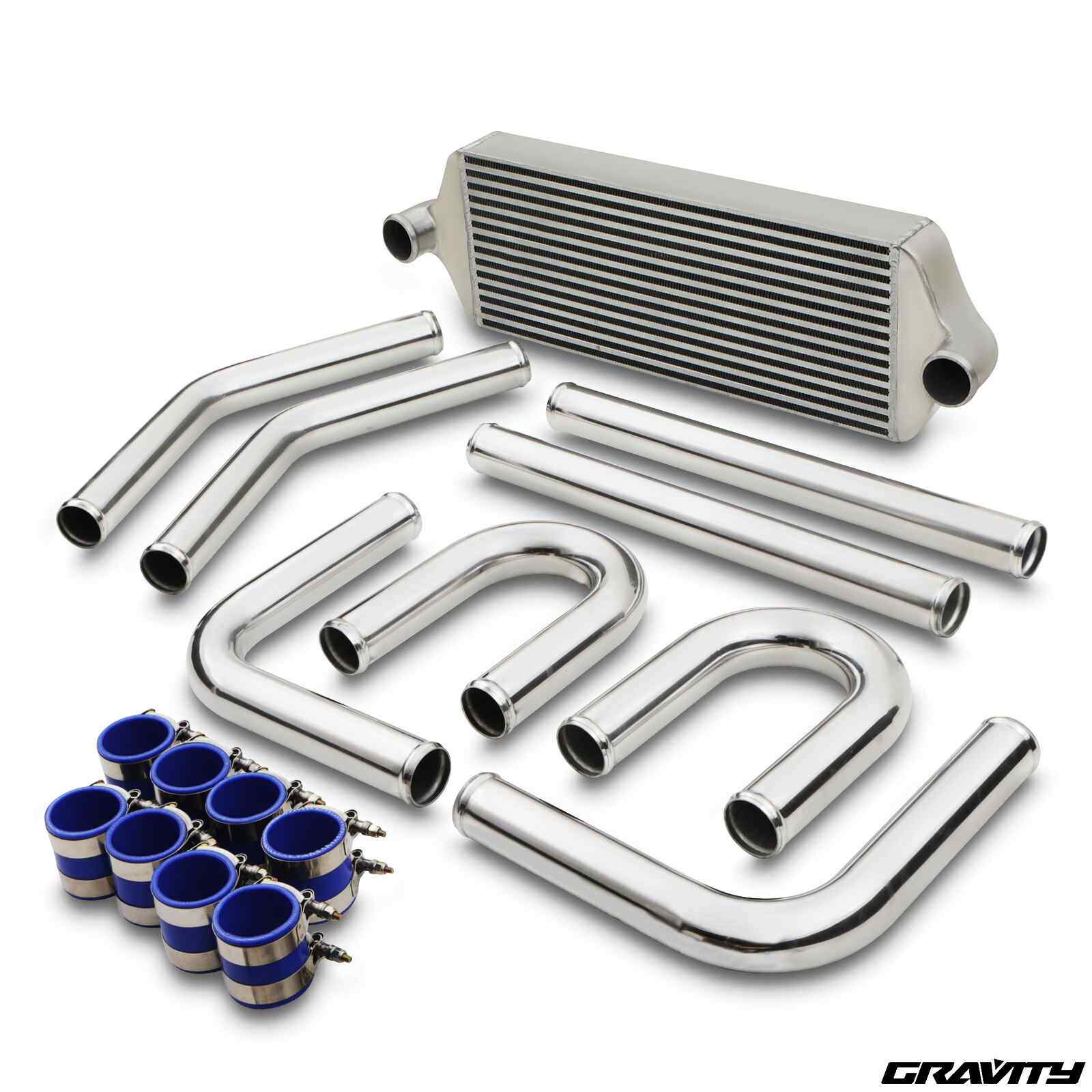 Universal Front Mount Intercooler Kit 600mm x 240mm x 75mm 63mm Inlet