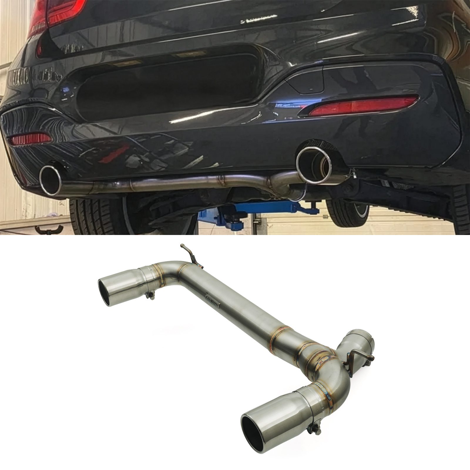 3" Exhaust Back Box Delete BMW 1 Series F20 F21 M140i 16 19 &ndash